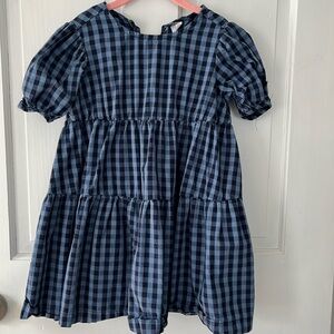 Baby GAP toddler girl gingham dress, size 5T